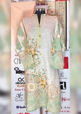 Sapphire Original Pearl Twist A Winter/Khaddar 3PC Suit