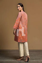 Nishat Pink Digital Printed Stitched Khaddar Shirt - 1PC
