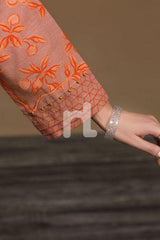 Nishat Pink Digital Printed Stitched Khaddar Shirt - 1PC